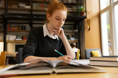 Girl Studying